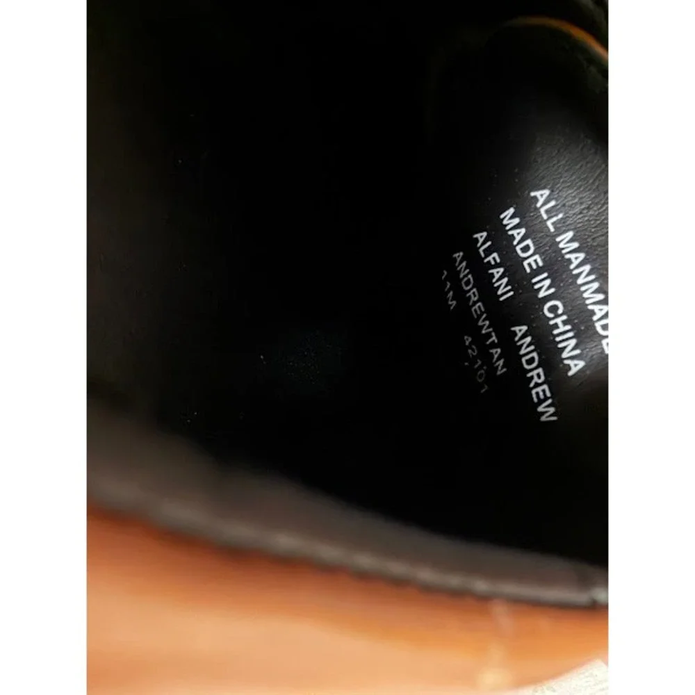 Formal Business Alfani Andrew Derby Shoes Mens 11M Tan